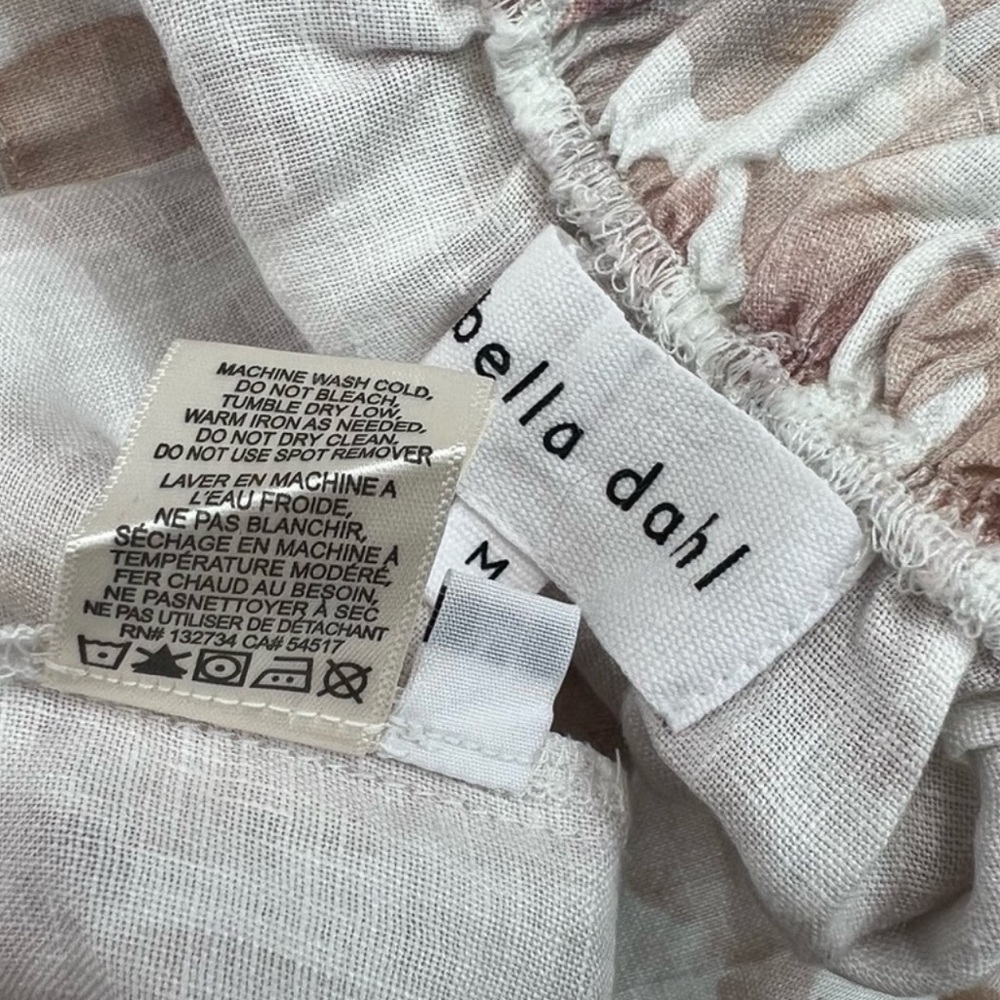 Ele Bella Dahl Scrunch Strap Tiered Midi Dress Sleeveless 
Sundress Racerback M - Picture 9 of 9